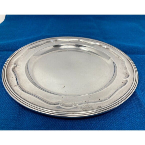 Meriden Brittania Co. Sterling Silver Wine Bottle Coaster  6-" Diam. 107.7 Gram - Picture 13 of 16